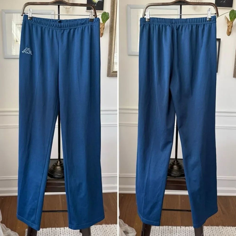 Kappa Cadet Blue Straight Leg Track Lounge Pants L